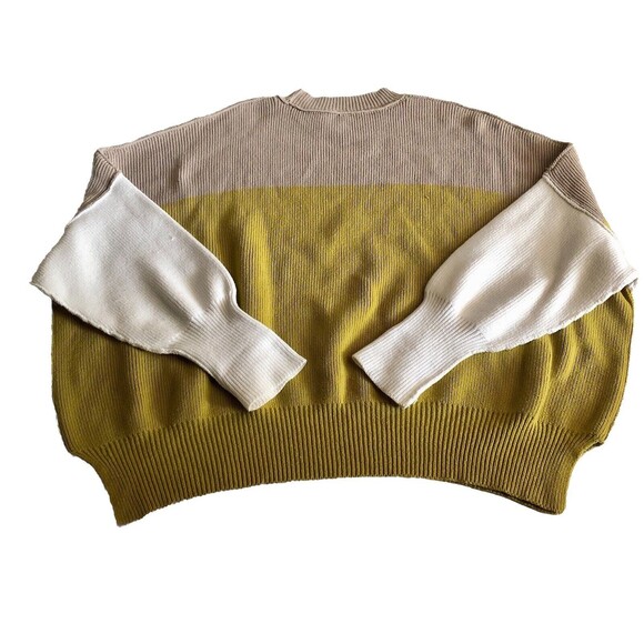 Free People Women’s Colorblock Sweater Size XS - Picture 2 of 15